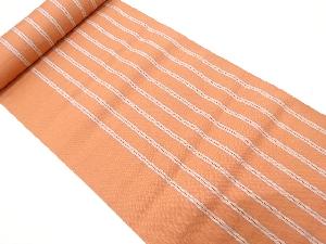 アンティーク　縞模様織り出し　八寸帯地反物